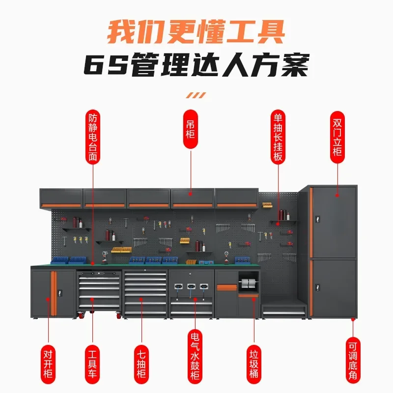 Organizer Tools Cabinet Drawers Storage Customizable Small Parts Accessories Trolley Garage Organizador Herramientas Tool House