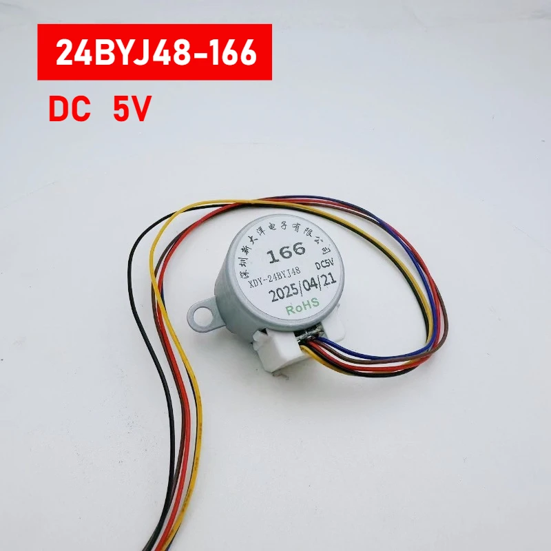 

24BYJ48-166 5V Stepper Motor for Security Camera, Surveillance, 28BYJ-48 Compatible – Best for DIY, Arduino, Robotics