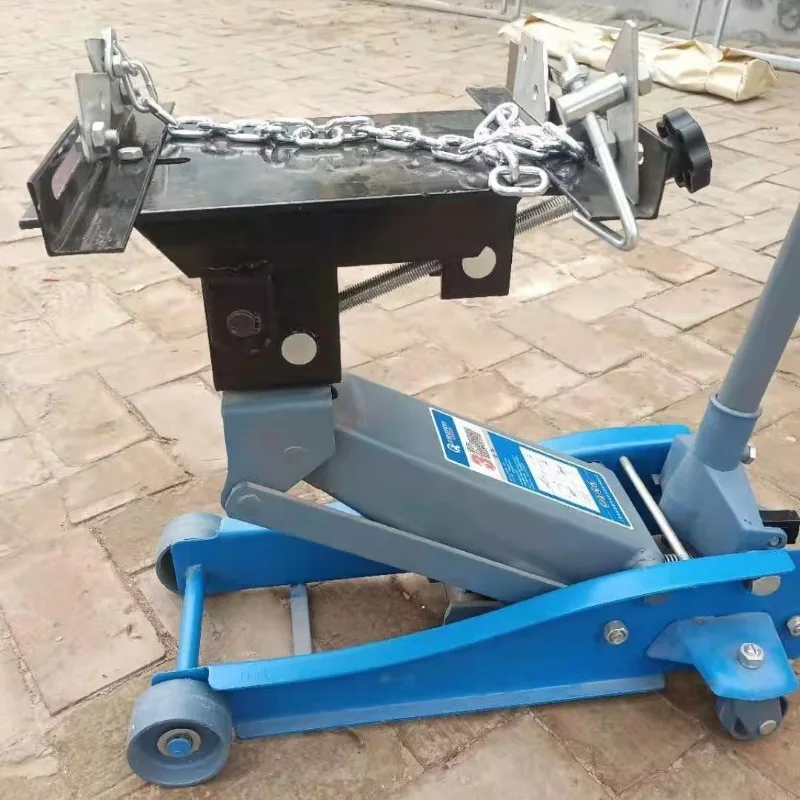 Heavy‑Duty Truck Transmission Bracket, 3Ton Horizontal Low‑Position Carrier, Auto Repair Tool With 0.6m Support Plate