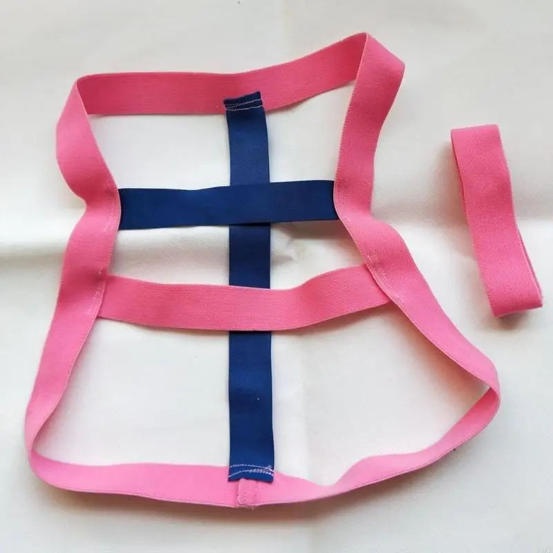 N5KB Halter masculino do peito Clear Muscles Protector Belt Club Clube desgaste