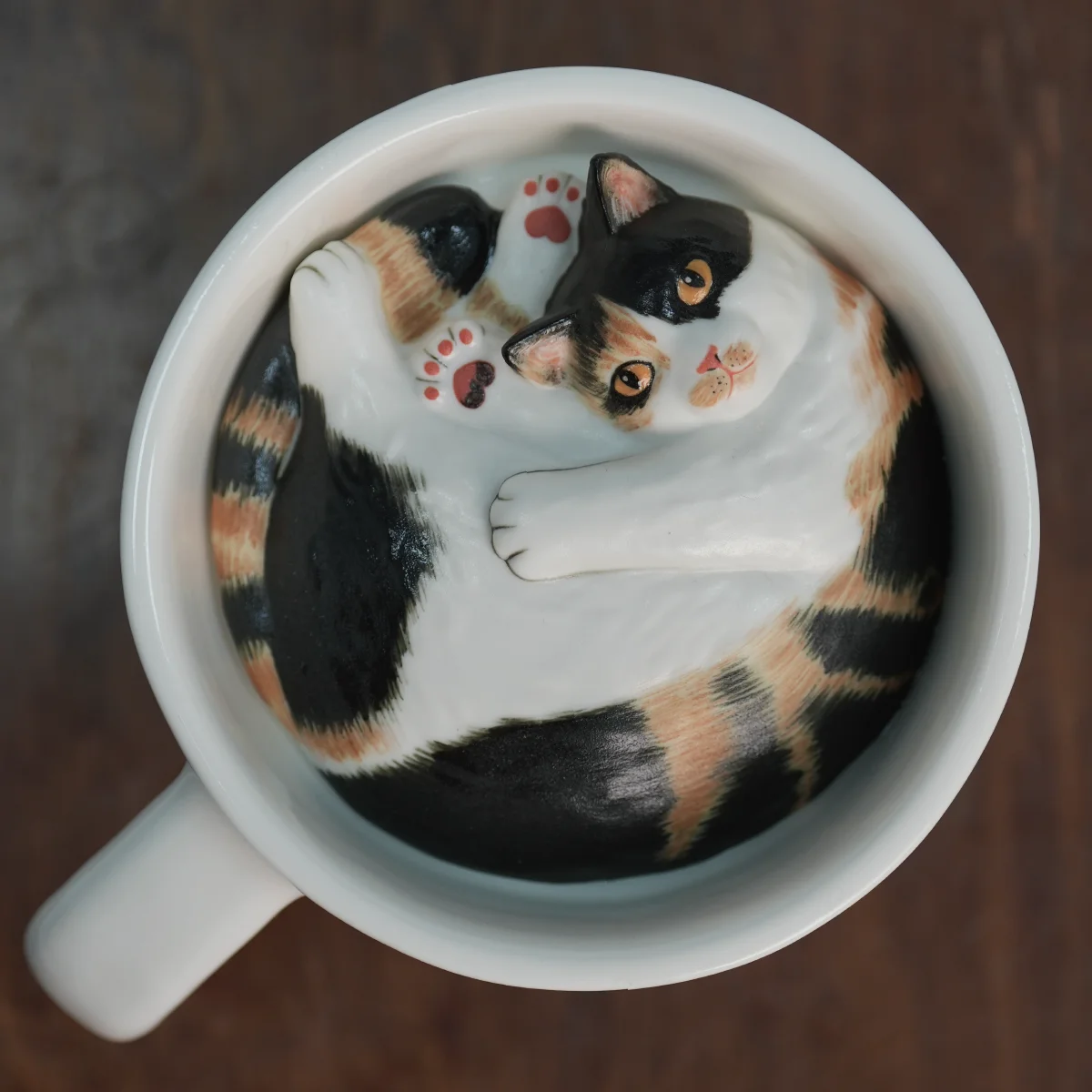 Meow kiln custom cat litter cup