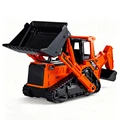 Excavator orange