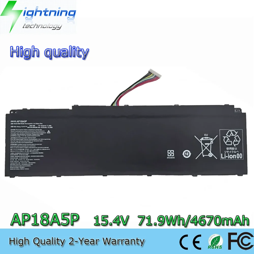 

New Genuine AP18A5P Original Battery for Acer Predator Helios 700 Predator Triton 900