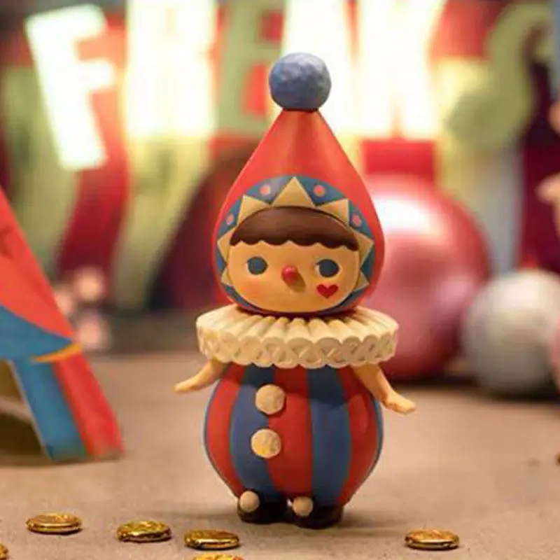 

POPMART PUCKY Circus Series Vinyl Art Toy Blind Box Collectible Figure Desktop Decoration Trendy Gift for Kids And Collectors