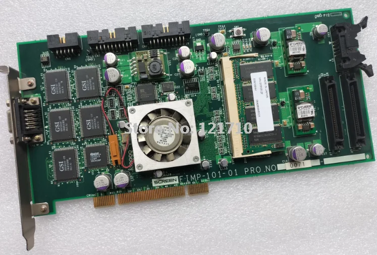 Industrial equipment card SCREEN FIMP-101-01 FCAP-001-01