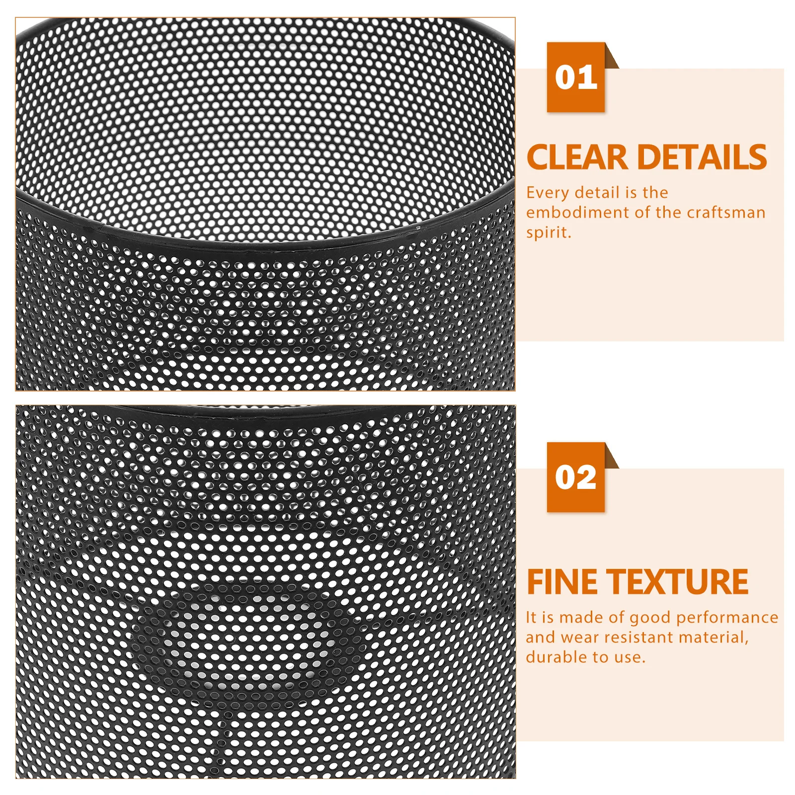 تصميم عاكس الضوء من الحديد المجوف لغرفة النوم وغرفة المعيشة وغطاء مصباح قوي مقاوم للاهتراء وإضاءة المنزل #6