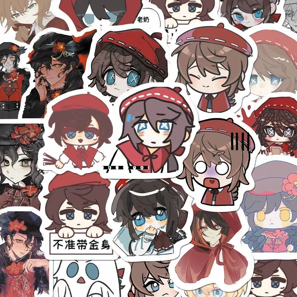 

64 шт. идентичность V Эдгар Вальден аниме наклейки милый мультфильм украшения чемодан ноутбук телефон канцелярские принадлежности манга наклейка