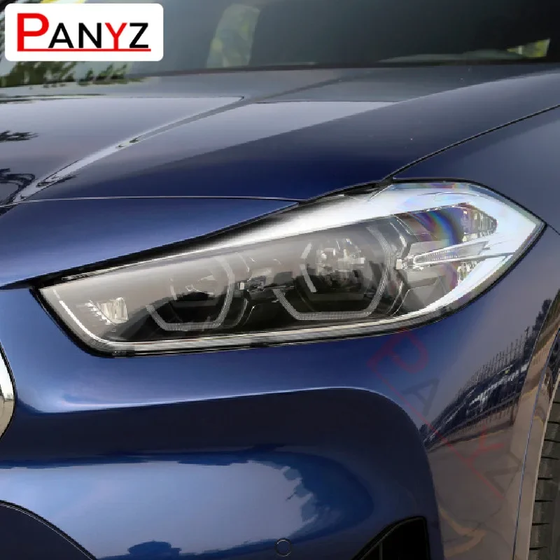 

Для BMW X2 F39 2017-настоящее время оттенок автомобильных фар дымчато-черная защитная пленка виниловая защита прозрачная наклейка из ТПУ аксессуары