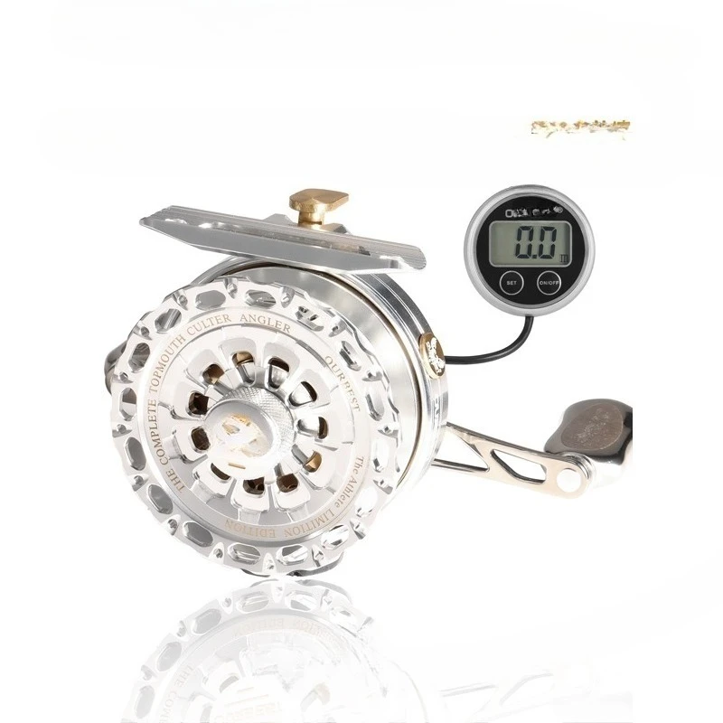 

One key heavy lead slow drop belt discharge digital display raft fishing wheel fishing line wheel