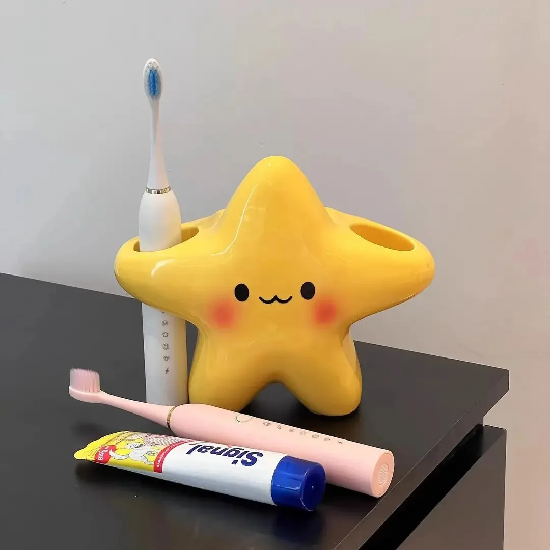 

Creative Star Shaped Electric Toothbrush Holder Waterproof Space Saving Portable Toothbrush Storage Rack New Year Gifts