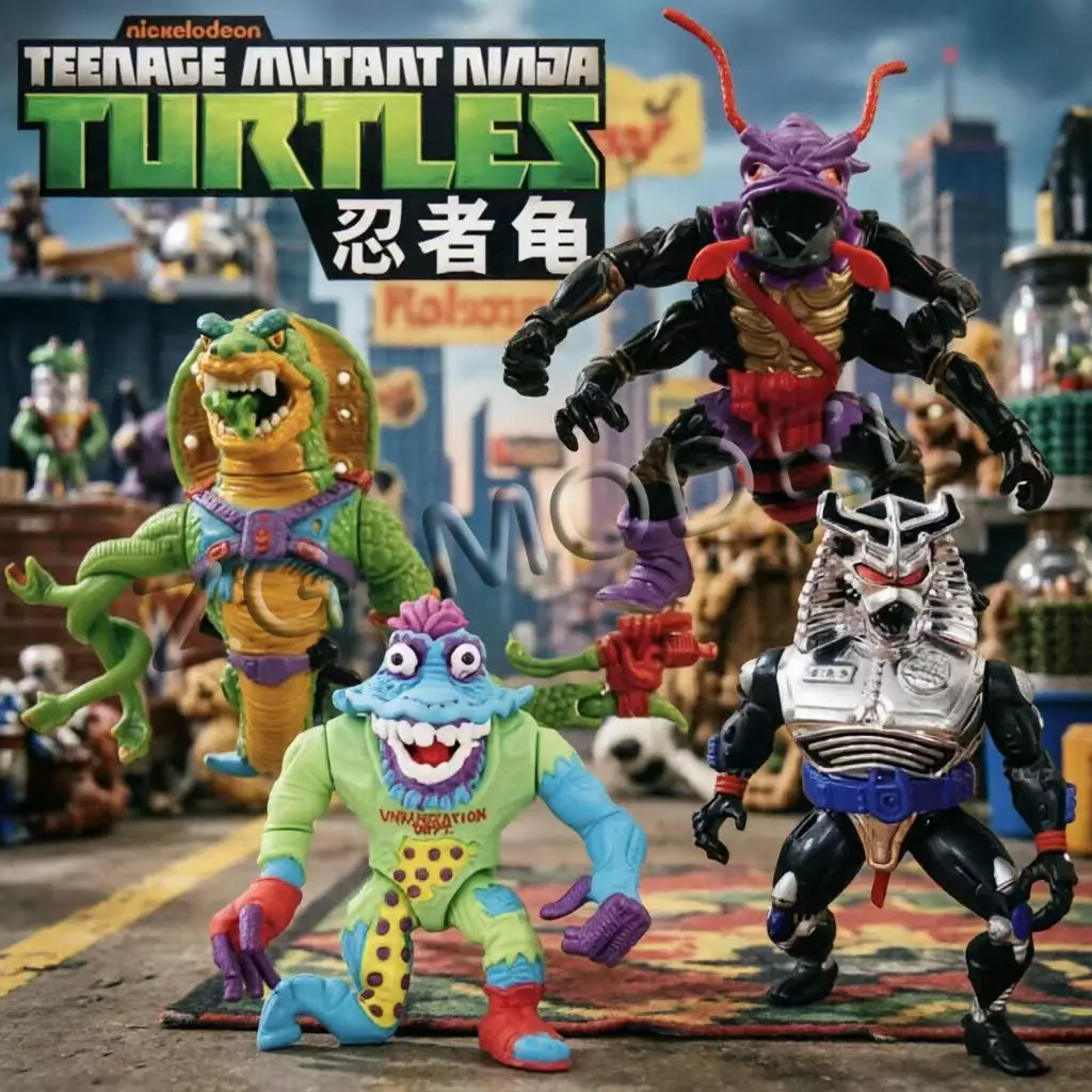 

Anime Figure Teenage Mutant Ninja Turtles Tyrannosaurus Ant Tail Steel Head Collection Custom Birthday Toy Gift