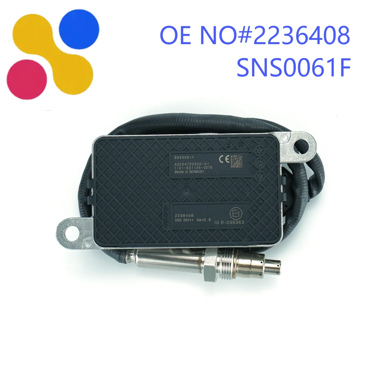 

2236408 SNS0061F NOX Sensor High Quality New Wholesale Nitrogen Oxide Sensor for DAF 24V Truck Part SNS0061F