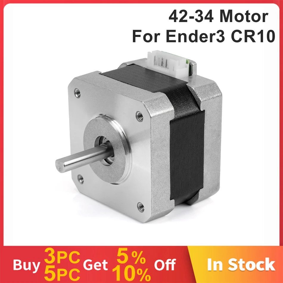 

Replacement 42-34 Stepper Motor 3D Printer Parts X Axis Z Axis Step-Motor For Ender 3/Ender3 V2/Ender3 Pro/Ender5/CR10