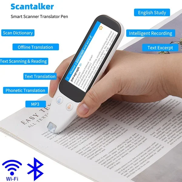 XueZhiYou Scantalker Dictionary Translation Scanning Translation Pen With OCR Text Excrept Languages Voice Translator Machine