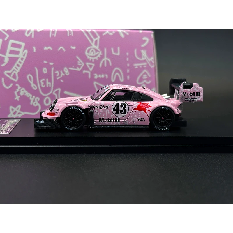 TPC In Stock 1:64 Hoonipigasus Matte Pink Pig SVRSR Diecast Diorama Car Model Collection Miniature Toys