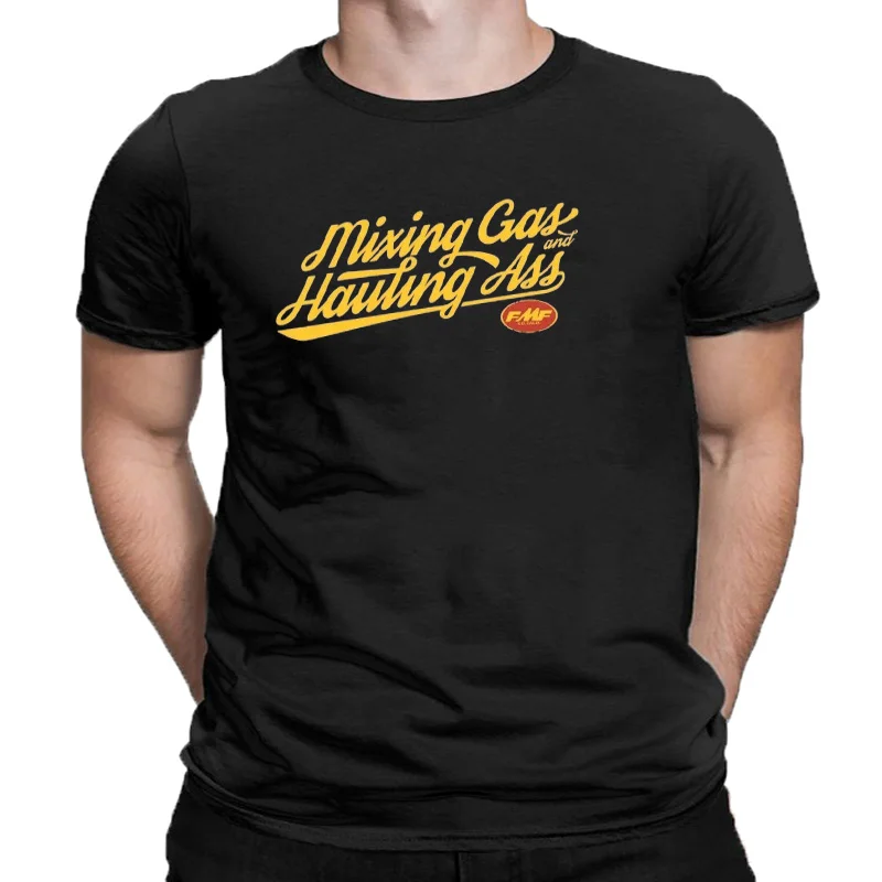 FMF Mix It coton T-Shirt hommes col rond mode vêtements manches courtes T-Shirt Fmf cours échappement T-shirt Ama Motoc