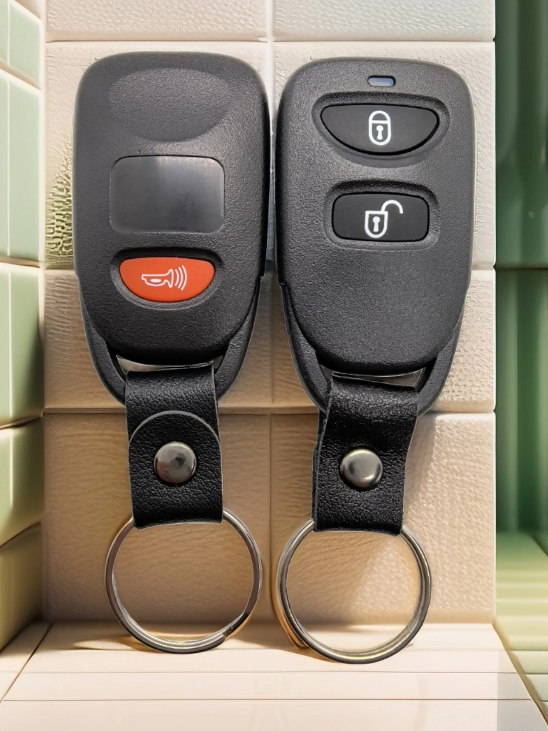 Sunshine – clé télécommande de voiture à 3 boutons, 433mhz, pour Kia Carens, Hyundai Tucson Santa Fe Elantra 2005 – 2011, Fob FCC 954112B20