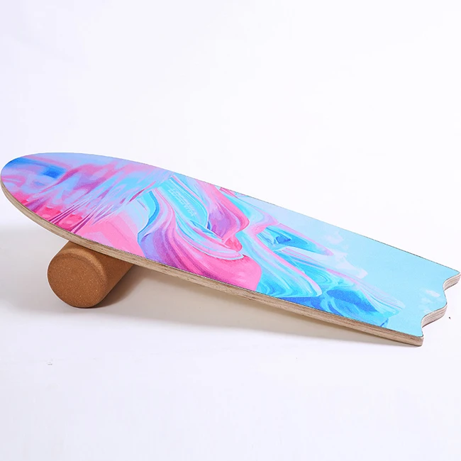Kids Wooden Balance Board, Indoor Sensory Integration & Core Training Equipment
