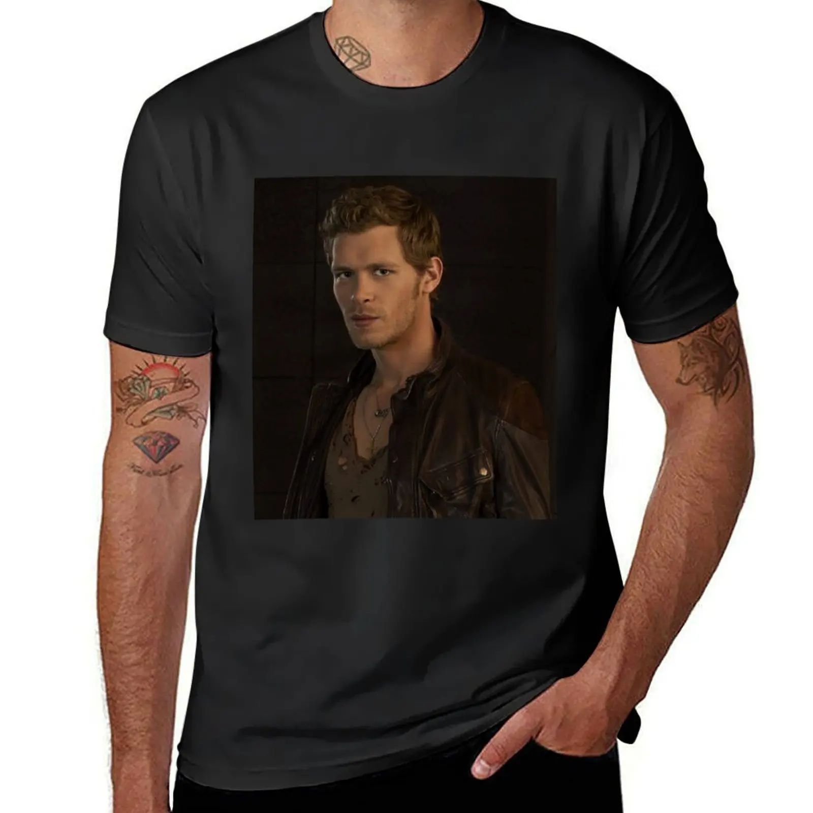 Joseph Morgan - Klaus The Original T-Shirt boys animal print summer top mens tall t shirts