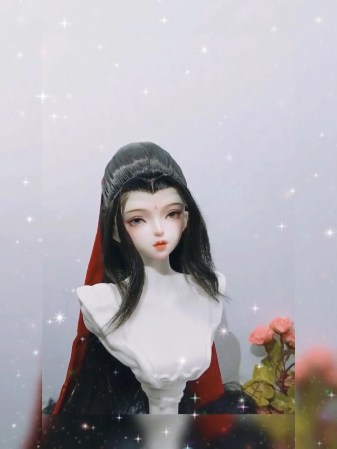 1/4 1/3 مقياس BJD الباروكات القديمة زي Hanfu خمر الشعر الطويل شعر مستعار الساموراي ل MSD SD13 فتاة ID72 العم إكسسوارات دمي A2014