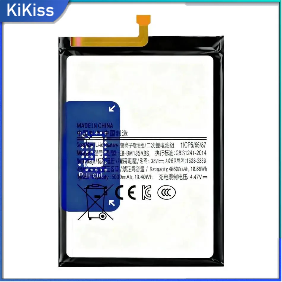 

Аккумулятор мобильного телефона емкостью 6000 мАч EB-BM135ABS, надежное стабильное питание для Samsung Galaxy M13 4G M135