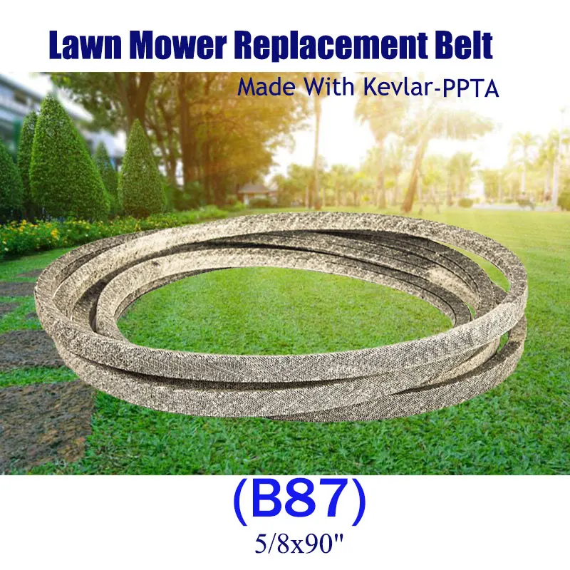 ​Kevlar Lawn Mower Belt For John Deere M127523 (5/8x90) 