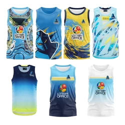 Gold Coast Titan Men's 2024 Indigenous Kits/Legion/Home and Away High Quality Multiple Rugby Kits High Quality Tank Top