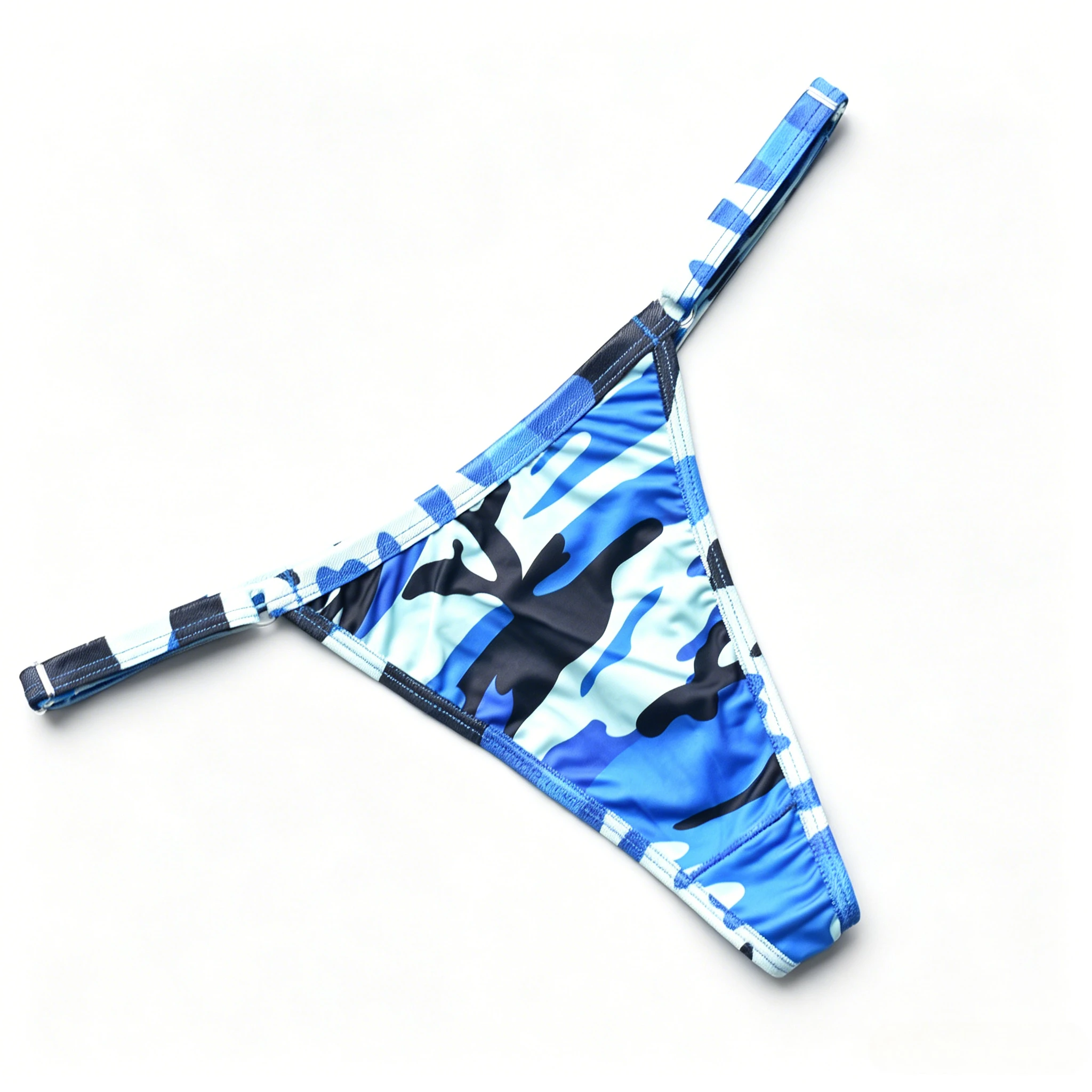 Damen Tanga mit Camouflage-Print, Verstellbare Größe Erotische Unterwäsche