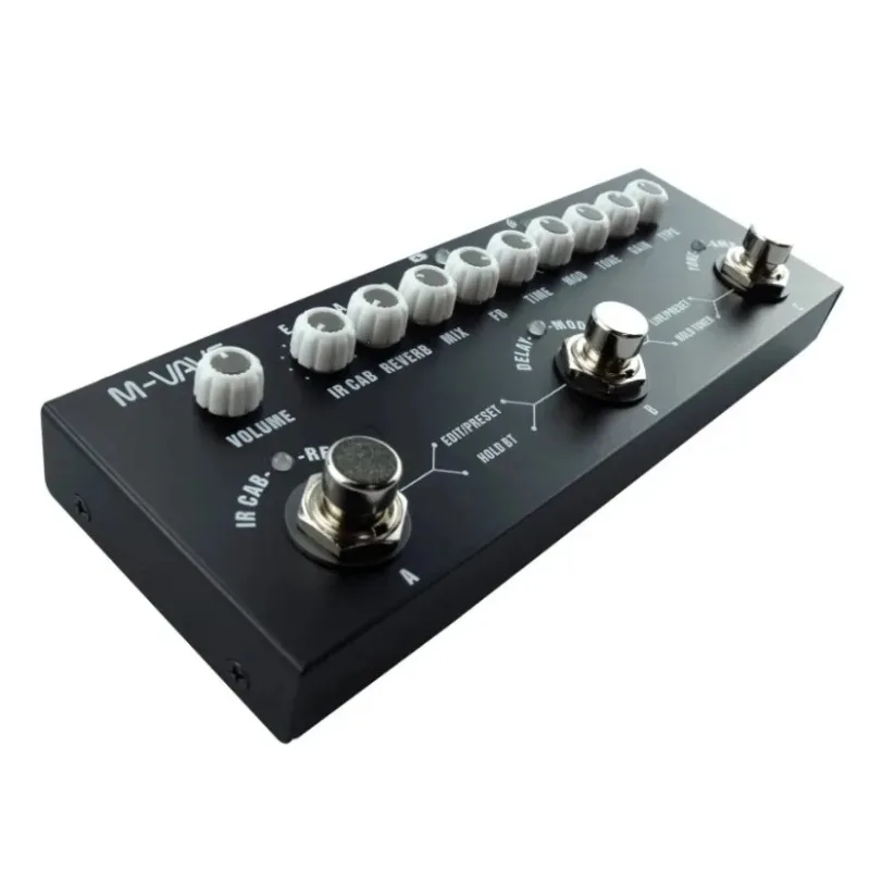 M-VAVE Cube Baby Multi-Effects Guitar Pedal IR Cabinet Simulation Reverb Delay Chorus For Electric Guitar Live Show Practice Gig