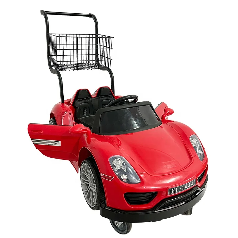 

Wholesale Shopping Mall Kids Plastic Trolley Cart Baby Shopping Cart Supermarket Children Trolley Cart