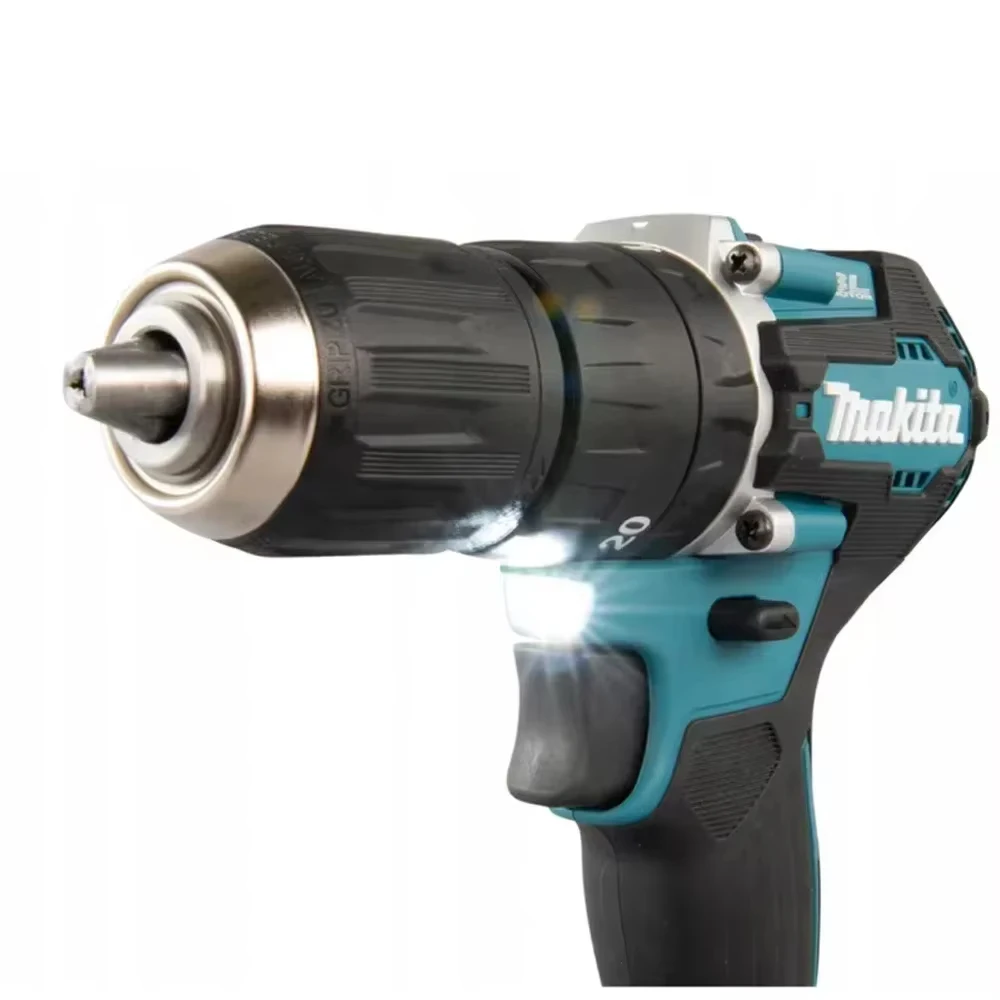 Makita DDF487 13mm červeno-černá bezkartáčová domácí 18V lithium-iontová nabíjecí rázová vrtačka, elektrický šroubovák s vysokým točivým momentem - náhled 6