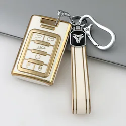 6 Buttons Car Key Case Cover Protector for Cadillac SRX ATS ELR XTS 2010 2011 2012 2013 2014 2015 Keyless Entry Remote Control