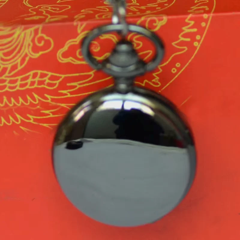 0  Manufacturers wholesale small quartz pocket watch innovative design glossy small pocket watch two-sided light pocket watch