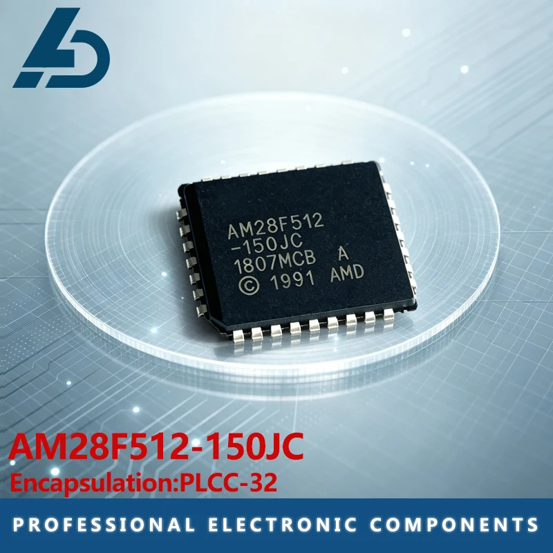 5PCS AM28F512-150JC AM28F512-150 AM28F512 28F512 PLCC32 Memory chip