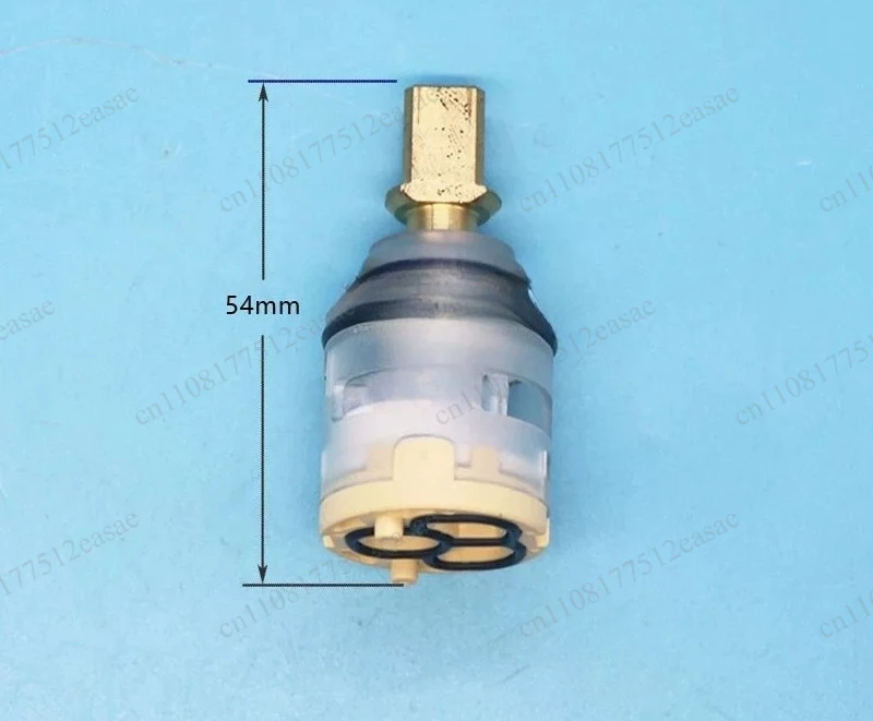 GL12TD cold and hot mixed ceramic valve core with a flat bottom diameter of 25mm