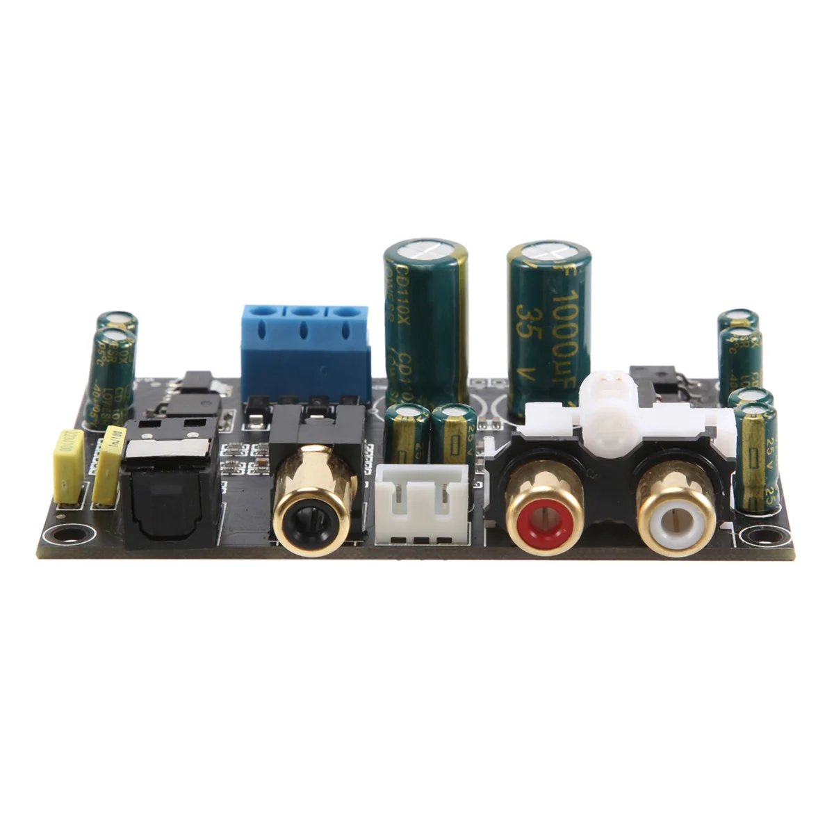디지털 인터페이스 DAC 디코더 보드, CS8416 CS4398, 24 비트, 192K SPDIF 동축 광섬유 AUX, 증폭기 TV용