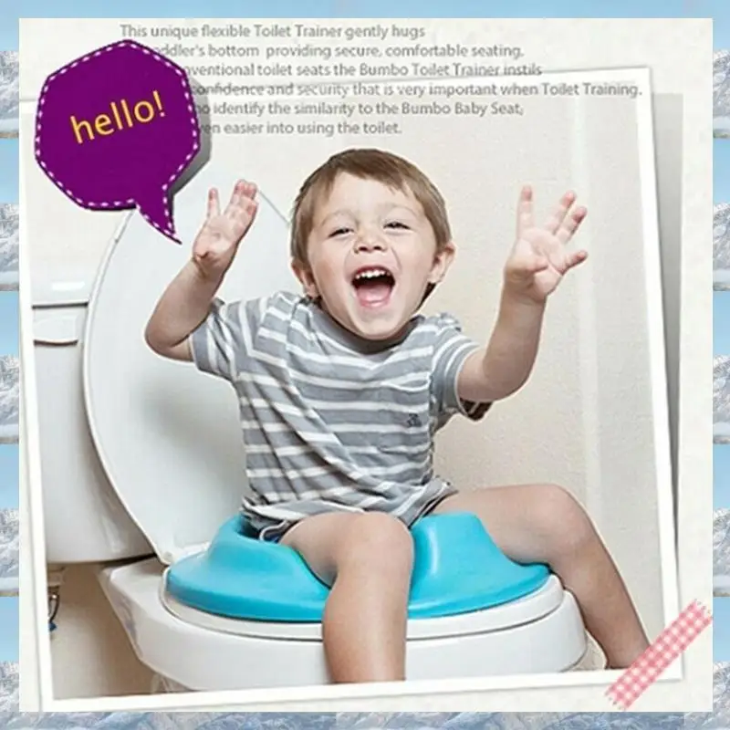 L81A 2025-Baby Toilet Potty Training Seat Kids Potty Seat Pad Non-Slip Splash Guard Infant Potty Cushion