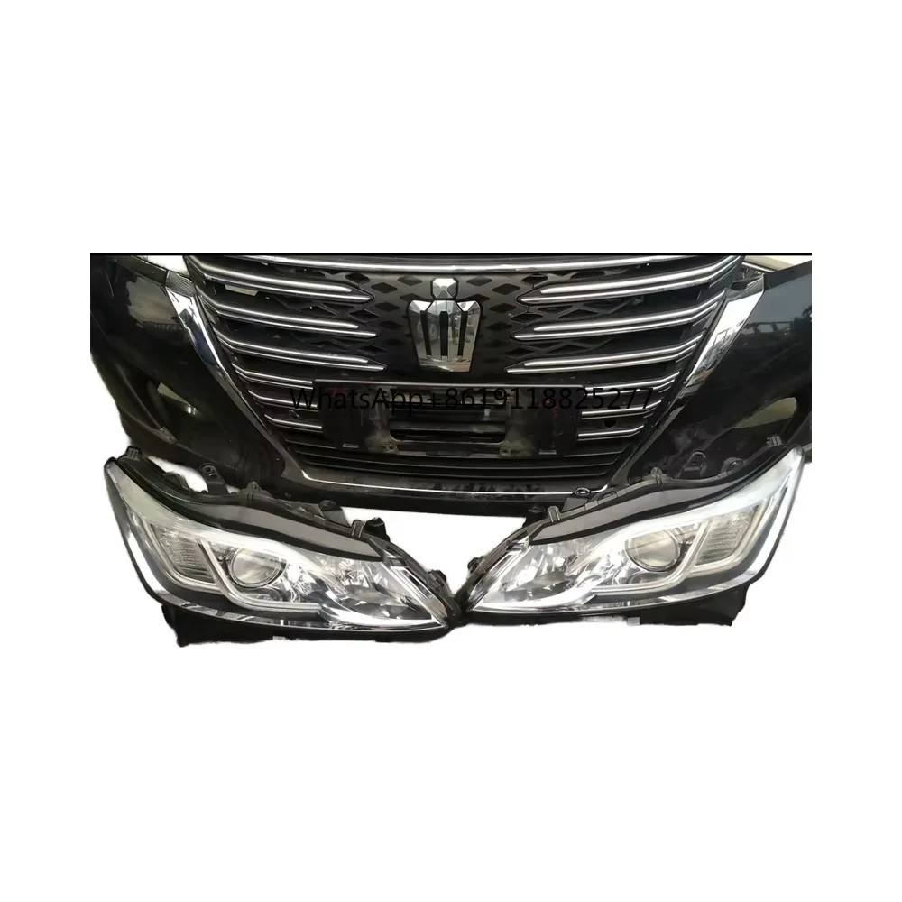 Used Original Front Bumper Assembly   Car Headlight for   Toyota Crown headlight assembly 2018 2019 car headlight assembly