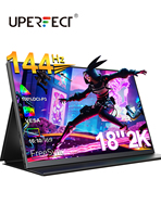 UPERFECT 18 Inch 2.5K 144Hz Portable Gaming Monitor Laptop 2560Px1600P IPS Screen With HDR 1000:1 FreeSync Ultra Slim & Eye Care