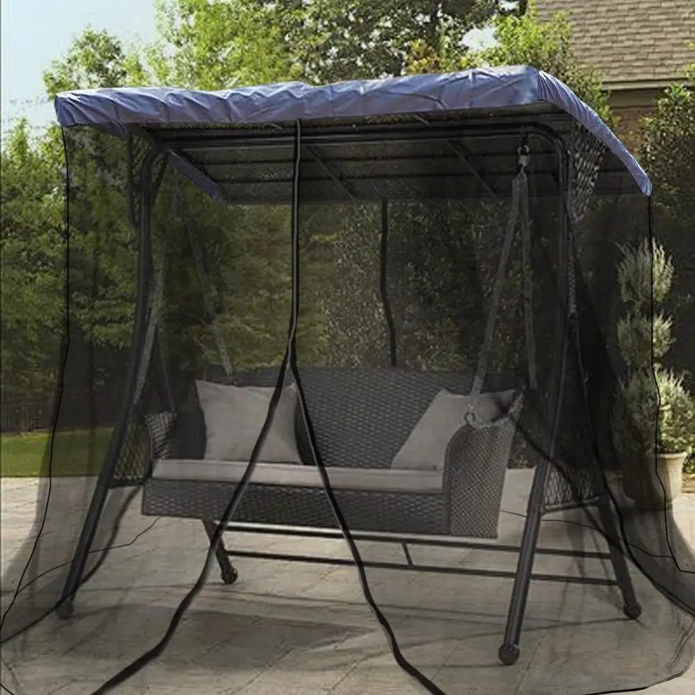 Swing Insect Cover Courtyard Mosquito Net, Terrace Swing Net, Outdoor Mesh With Zipper Opening Mesh Mosquito Net