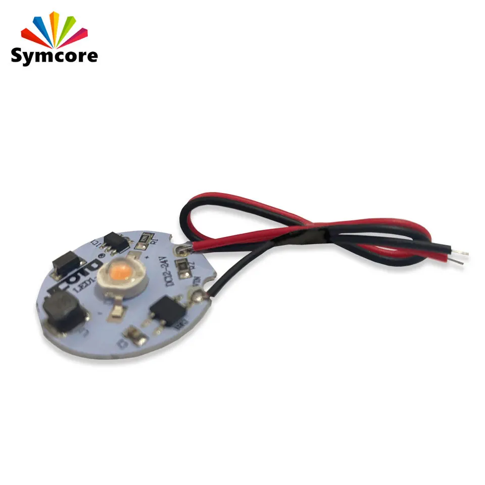 5pcs LED Light Beads DC12-24V Low-voltage Constant Current Power Supply With 15cm Cable 1W 3W White Yellow UV Driver Board