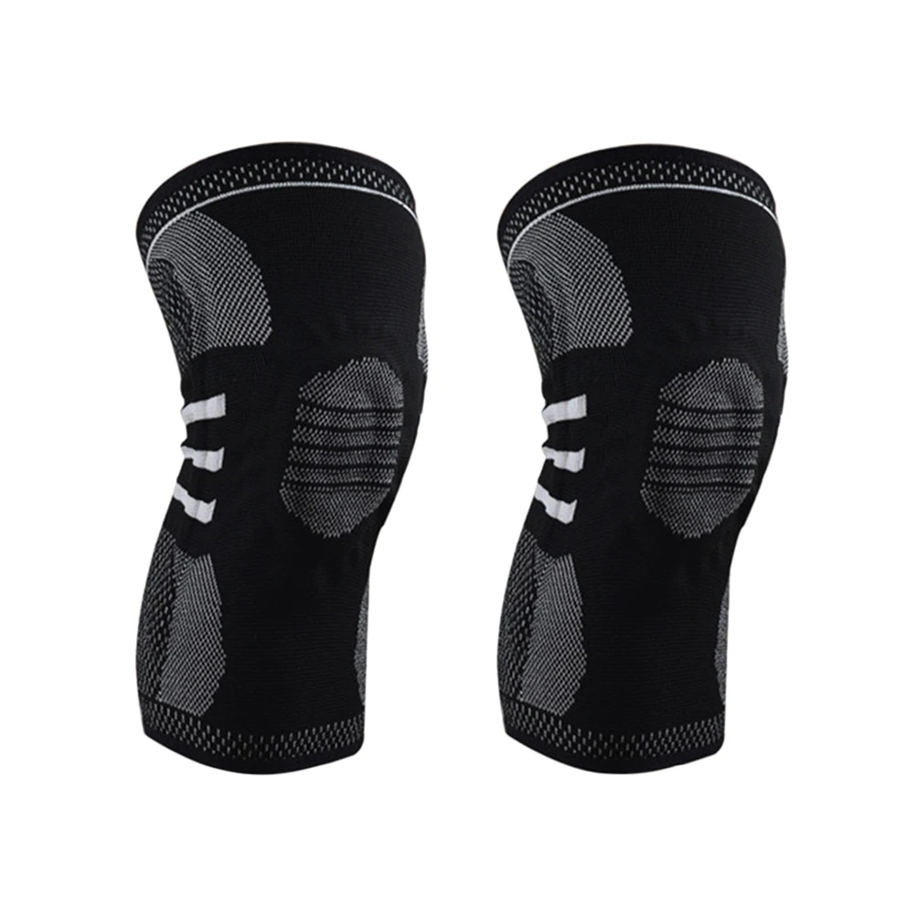 2pcs Crashproof Knee Pads Non Slip Lightweight for Men Adults Sports Protection Basketball Football Tennis Running Walking