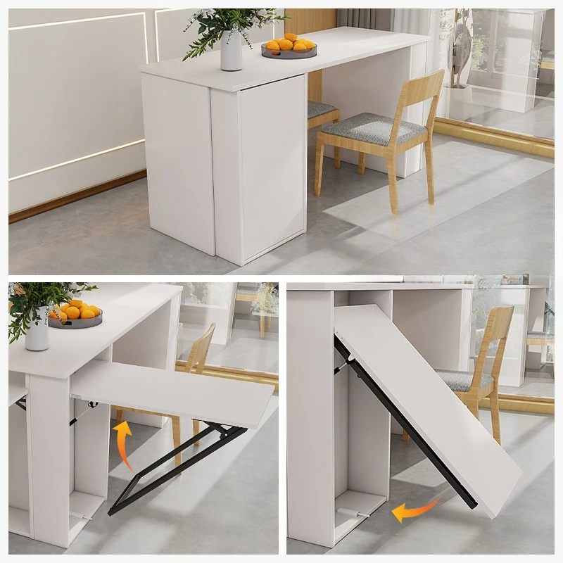 

Household entrance wine cabinet bar counter hardware folding connector, down-flip invisible dining table cabinet hardware access