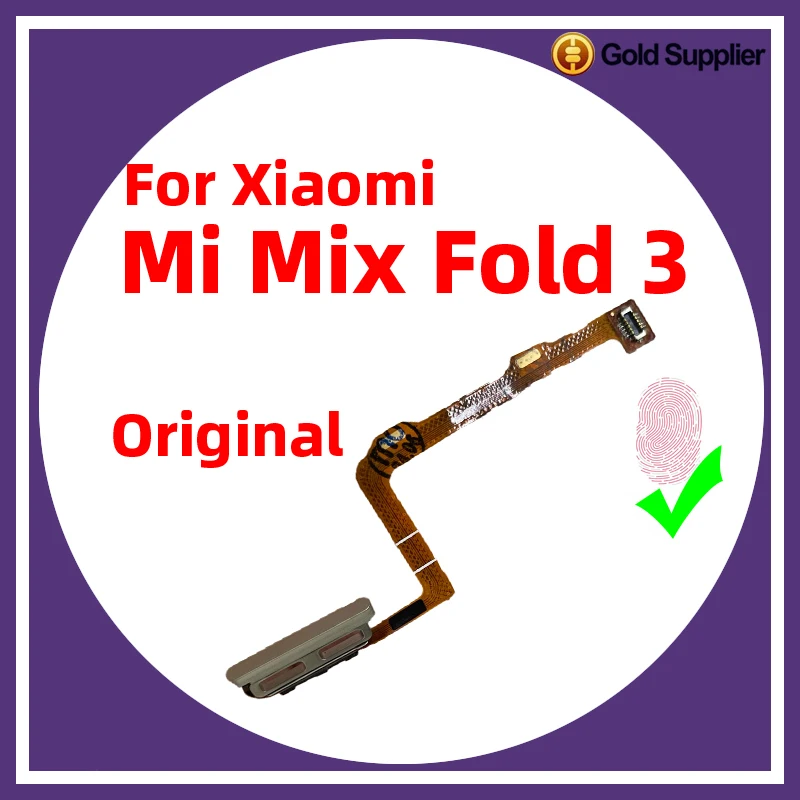 Original For Xiaomi mix fold 3 mix fold3 Fingerprint Sensor Scanner Touch ID Connect home button Flex Cable