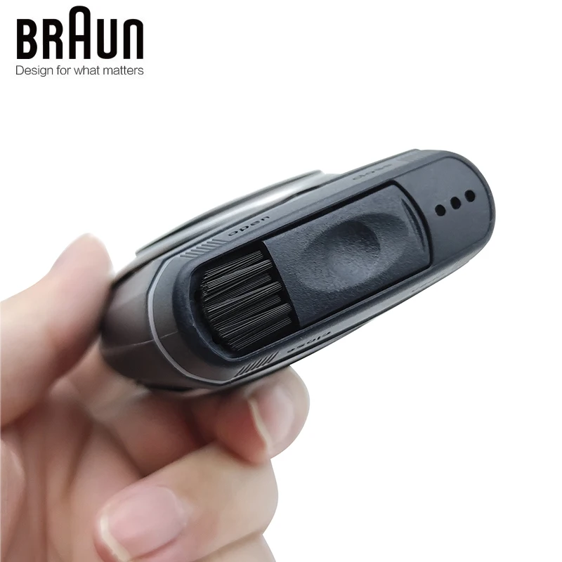 Braun M90 Electric Shaver Mobile Shave Trimmer Washable Beard Molding Shaving Machine Dry Battery Power Portable Electric Razor