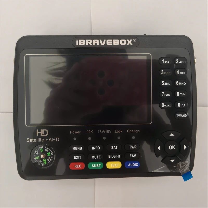 الأصلي iBRAVEBOX V10 مكتشف Pro + مكتشف الأقمار الصناعية متر DVB-S/S2/S2X/T/T2/C/H.265 + AHD (8MP) 4.3 بوصة PK V8 مكتشف Pro 2 ST-5150