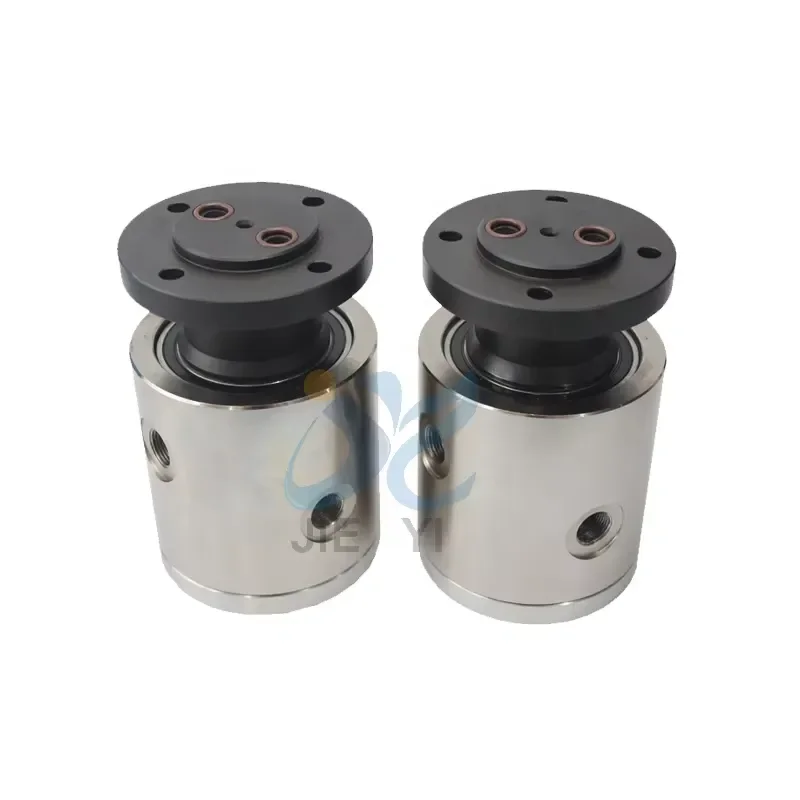 2 Inlet 2 Outlet G3/8'' 360 Deg Rotation Carbon Steel Material High Pressure Hydraulic Oil Rotary Joint for Excavator