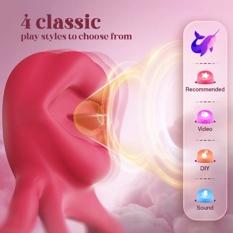 2 in 1 Remote Control Rose Ring Vibrator Lidah Menggoda Stimulasi Klitoris Cincin Penis Penunda Ejakulasi Mainan Seks