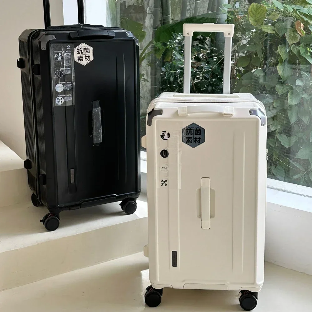 Luggage Box Universal Wheels Thickened Trolley Box Travel Box Women Men Zipper Design Trunk Travel Suitcase 22 26 28 30 32 Inch