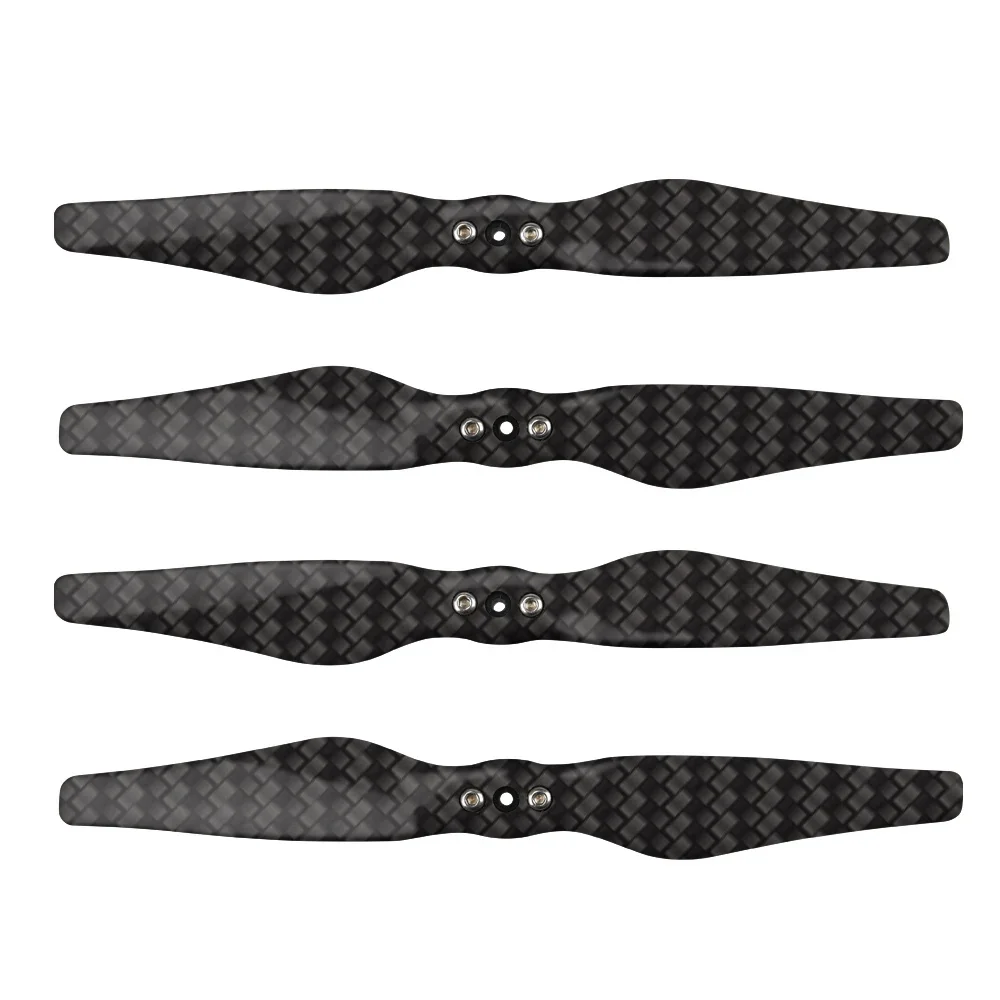 2 Pairs/Set Mavic Drone Udara Penuh Carbon Fiber Propeller Untuk DJI Bagian Aksesoris 5332 S Propeller Blades